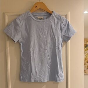 Light Blue womens T-Shirt